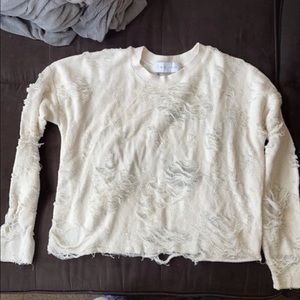 IRO Jeans Distressed Sweater